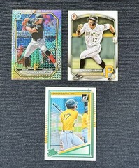 2025 Bowman Chrome Konnor Griffin Mojo BCP-92 BP-86 Donruss 123 Lot Pirates