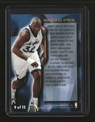 1996-97 Fleer #9 Shaquille O&rsquo;Neal Stackhouse&rsquo;s All-Fleer