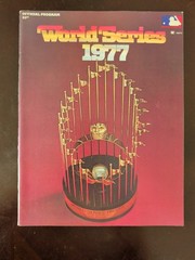 1977 World Series Program New York Yankees vs. Los Angeles Dodgers, MLB
