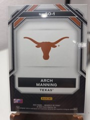 2025 Panini NIL University Of Texas Arch Manning Student Orientation #SO-1