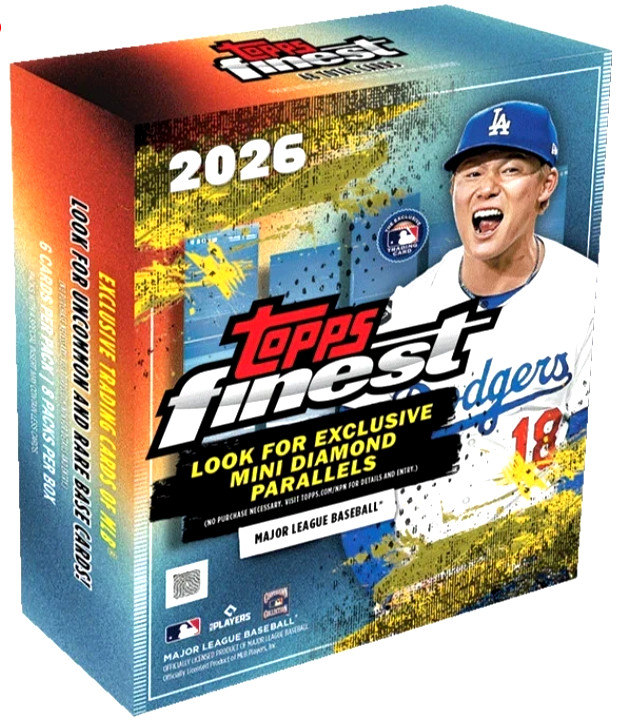 2026 Topps Finest Baseball BASE AND REFRACTORS Pick Your Card Complete Your Set!