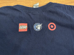 Minnesota Lynx LEGO T-Shirt * WNBA 2025 * Adult XL * RARE * NEW * Heavy Cotton
