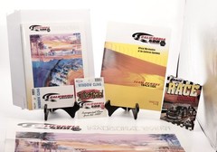 1997 California 500 Inaugural Event Official Race Program Poster Decals NASCAR