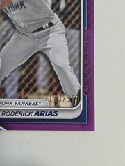 2024 Bowman Roderick Arias #BP-100 Purple /250 ps5..