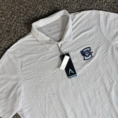 Creighton Bluejays Shirt Men’s XL White NCAA Golf Antigua Stripe Polo New