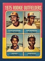 1975 Topps Rookie Outfielders Jim Rice Boston Red Sox #616