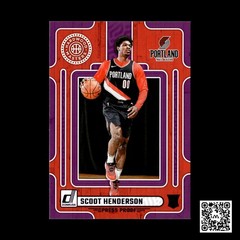 2023-24 Donruss #5 Scoot Henderson Hardwood Masters Purple Press Proof