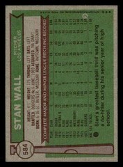 1976 Topps #584 Stan Wall NM – MT