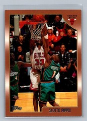 1998-99 Topps Scottie Pippen #1 Chicago Bulls NBA Basketball HOF Hall of Fame