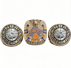 3PCS NY New York Knicks Championship Rings Set+Trophy W/ Display Box