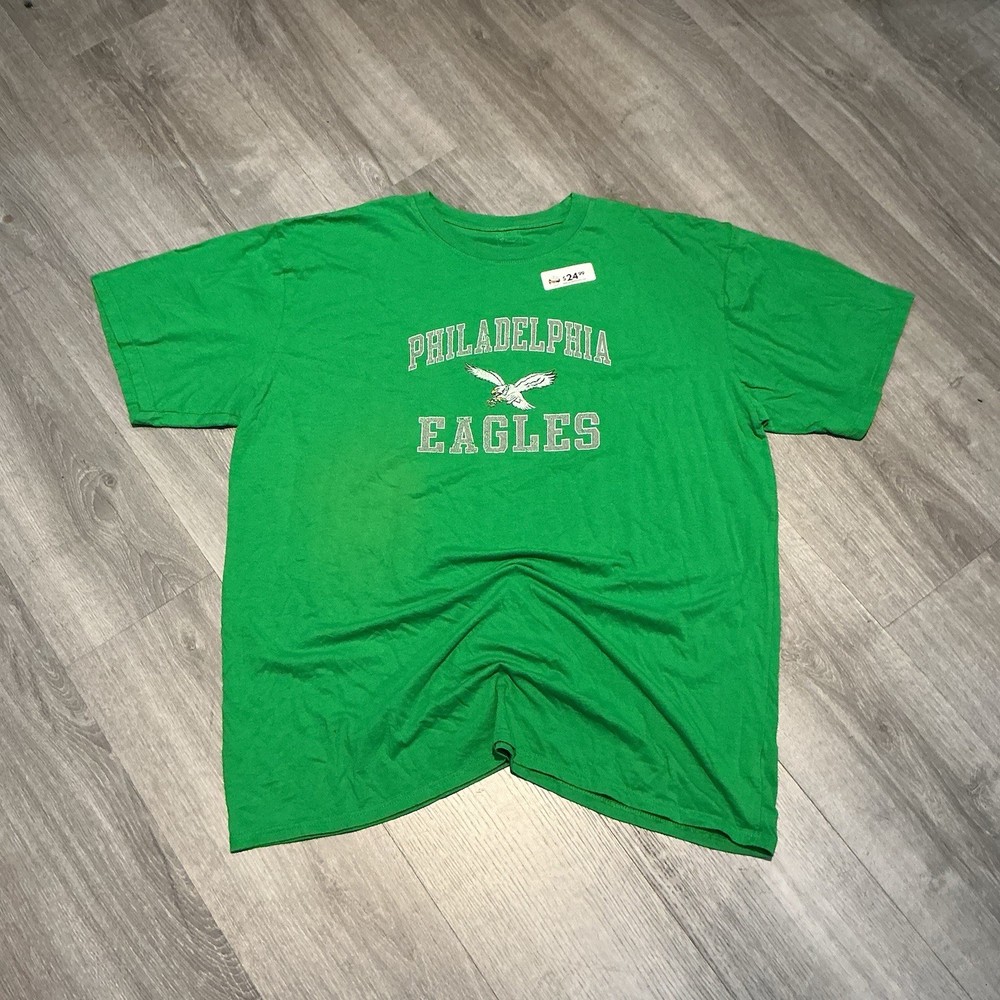 New Green Fanatics Philadelphia Eagles Wordmark Men&rsquo;s 2XLB T-Shirt