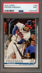 2019 Topps #183 Freddie Freeman MINT PSA 9 Atlanta Braves 1652