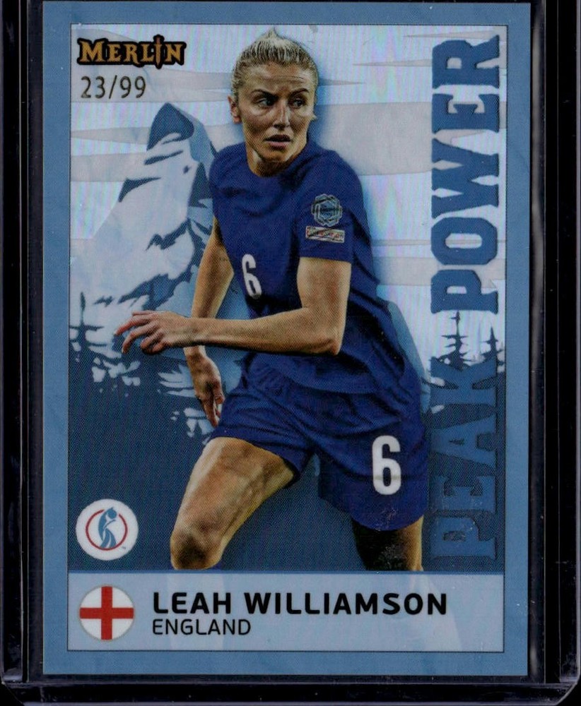 2025 Merlin UEFA Women&rsquo;s Euro Peak Power Blue Leah Williamson /99 | England