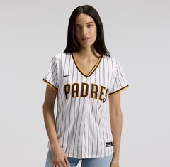 Women&rsquo;s San Diego Padres Nike White Home Replica Team Jersey XL #071