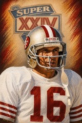 JOE MONTANA SUPER BOWL 19, 24 MVP CUSTOM 11&Prime;x7&Prime; ART PRINT ~ YOU CHOOSE – 49ers