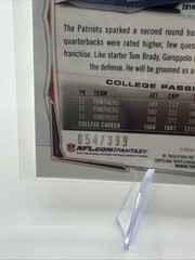 2014 Topps Chrome – Jimmy Garoppolo #150 BCA Pink Refractor /399 (RC)