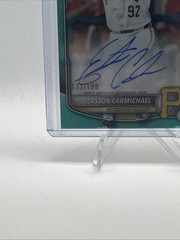2025 Bowman Draft Auto Aqua Lava Easton Carmichael 177/199 CPA-ECA