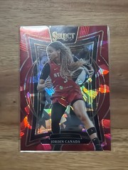 2025 Panini Select WNBA – Concourse Jordin Canada #62 Red Ice Prizm /299