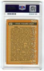 NOLAN RYAN~POP 218~1988 TOPPS TURN-BACK-THE-CLOCK PSA-10 GEM-MT GRADED CARD #661