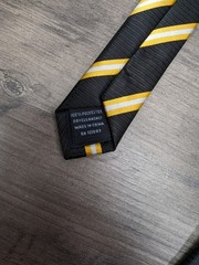 Pittsburgh Steelers NFL Black and Yellow Mens Tie 60&Prime; Football Stripes
