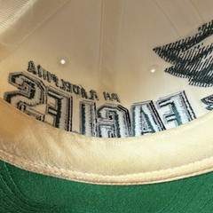 Sports Specialties Philadelphia Eagles NFL Snapback Hat Cap One Size White/Green