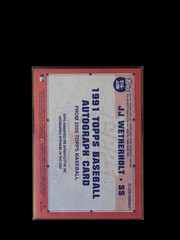 2026 Topps Series 2 JJ Wetherholt St. Louis Cardinals Rookie Auto #91A-JJW
