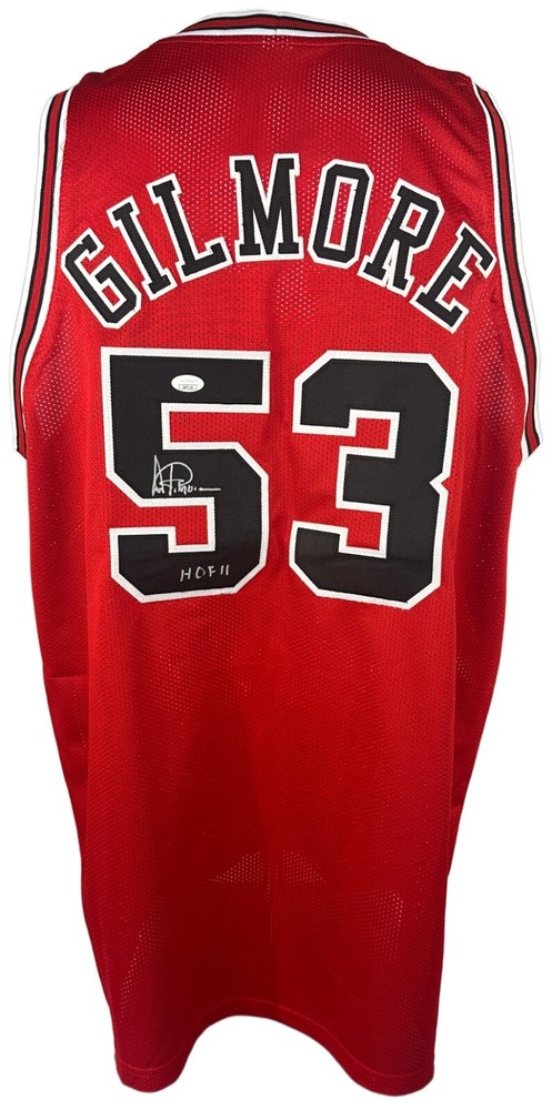 Artis Gilmore inscribed autographed signed jersey NBA Chicago Bulls JSA COA