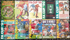 Collection Of 10 FA Cup Football Magazines 1979, 88, 89, 90, 91, 92, 93, 94, 95.