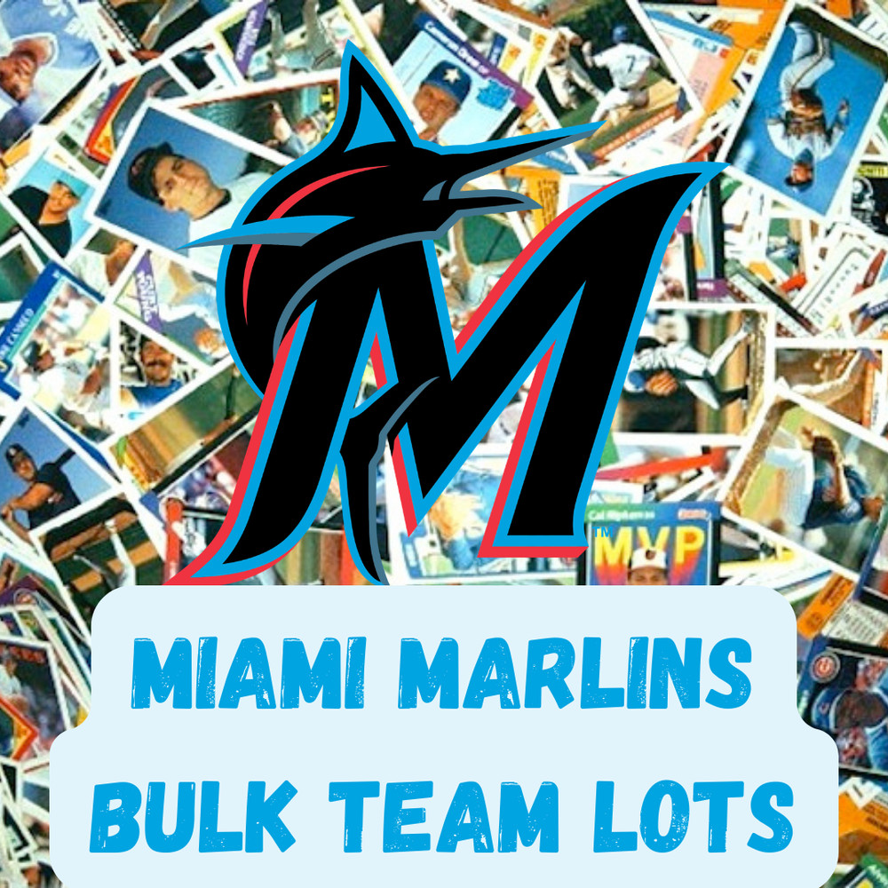 Miami Marlins Bulk Team Lots – Stars, HOF, Rookies, from 1980 to present