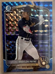 Braylon Payne #/150 – 2025 Bowman Chrome Blue RayWave Refractor #BCP-148