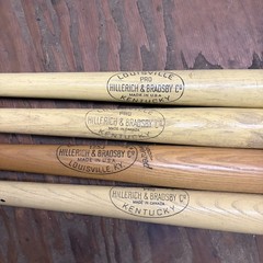 Vintage Louisville Slugger Baseball Bat Lot 4 Tommie Agee Gene Tenace Don Money
