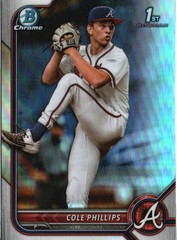 2022 Bowman Draft #BDC-90 Cole Phillips Chrome Refractor