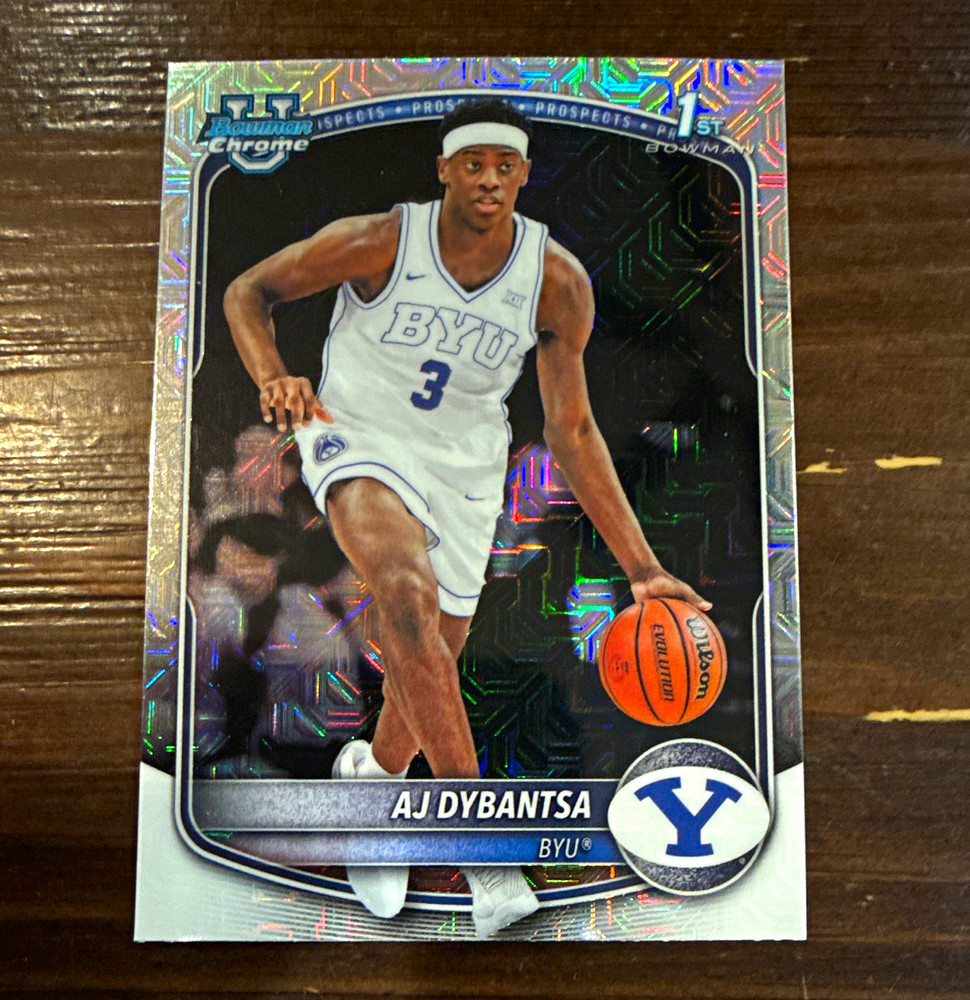 2026 Bowman Chrome AJ Dybantsa 1st Bowman Mojo Refractor #BCP-1 BYU