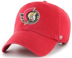 Ottawa Senators NHL &rsquo;47 Red Clean Up Relaxed Dad Hat Cap Adult Men&rsquo;s Adjustable