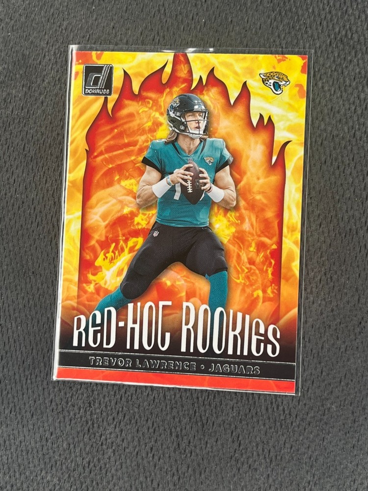 2021 Donruss #RHR-TRL Trevor Lawrence Red Hot Rookies