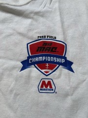 NWT 2010 MAC Championship T Shirt Miami RedHawks Ohio NIU BRAND NEW