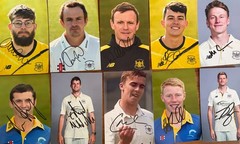 Gloucestershire CCC collection of 34 hand signed 6×4 inch photographs