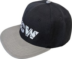 ECW Extreme Championship Wrestling Black Polysnap Baseball Hat
