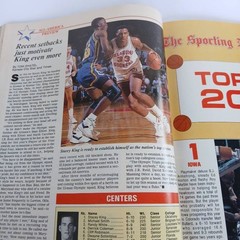 The Sporting News College Basketball 88-89 Stacey King Mookie Blaylock W/Foldout