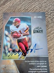 2026 Leaf Metal Art Monk 1/1 TWICE SIGNED Gold Vinyl Auto