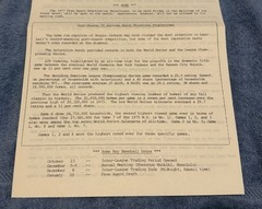 1977 Baseball Commissioner’s Office Press Release World Series Reggie Jackson