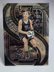 2025 Panini WNBA Select Premier Janelle Salaun #169 Silver Party Prizm Rookie SP