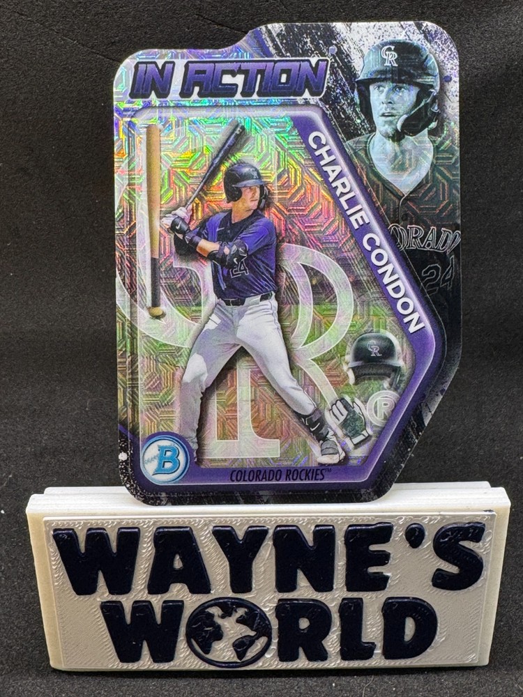 CHARLIE CONDON 2025 Bowman Chrome IN ACTION MOJO REFRACTOR #BIA-4