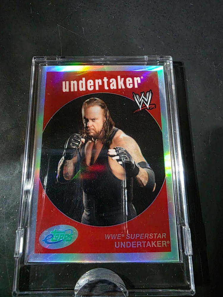 2007 Topps WWE eTopps Chrome Refractor ETW-5 Undertaker 144/999