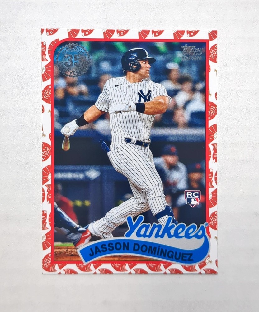 2024 Topps Japan Edition Jasson Dominguez RC Koi Fish SP #89J-27 Yankees Rookie