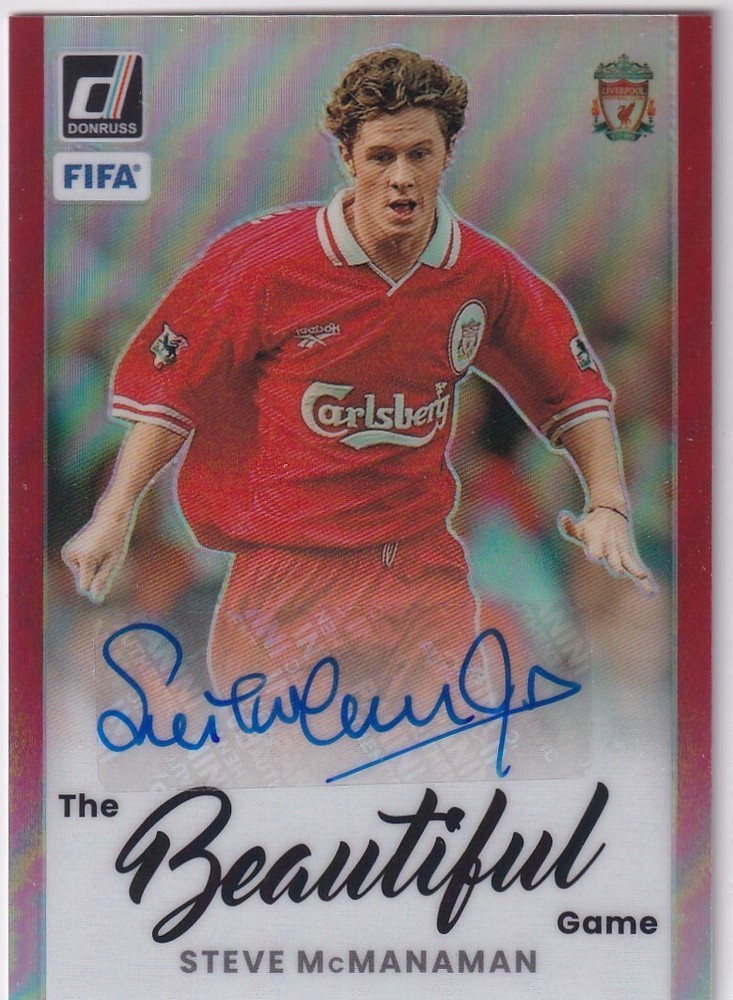 2022-23 Panini Donruss Soccer The beautiful Game Auto Steve McManaman #09/49