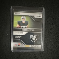 Panini 2024 Prizm Brock Bowers Las Vegas Raiders Premier Jerseys RC #PJ-BBS
