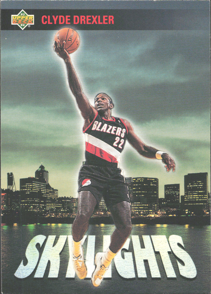 1993-94 Upper Deck Skylights – Clyde Drexler #473 Trailblazers