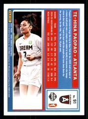 2025 Donruss WNBA #91 Te-Hina Paopao Atlanta Dream
