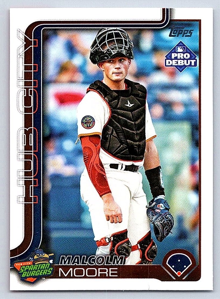 MALCOLM MOORE SPARTAN BURGERS 2025 TOPPS PRO DEBUT #PD-199